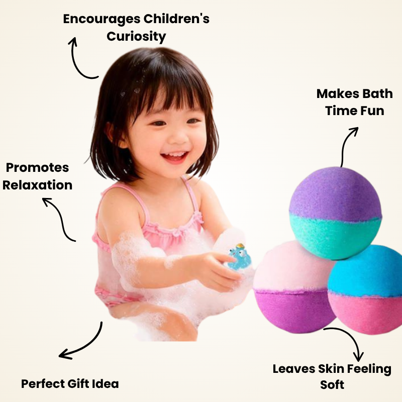 Bombes de bain avec surprises pour enfants - Ocean plouf baby™