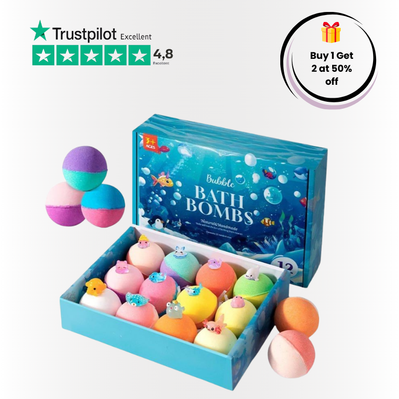 Bombes de bain avec surprises pour enfants - Ocean plouf baby™